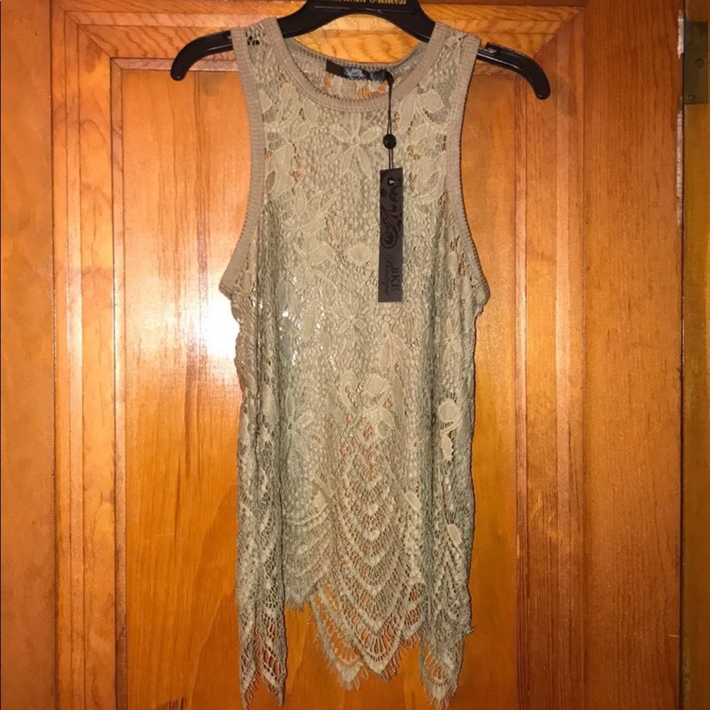 Two buckle shirts (green tank is new with tags)